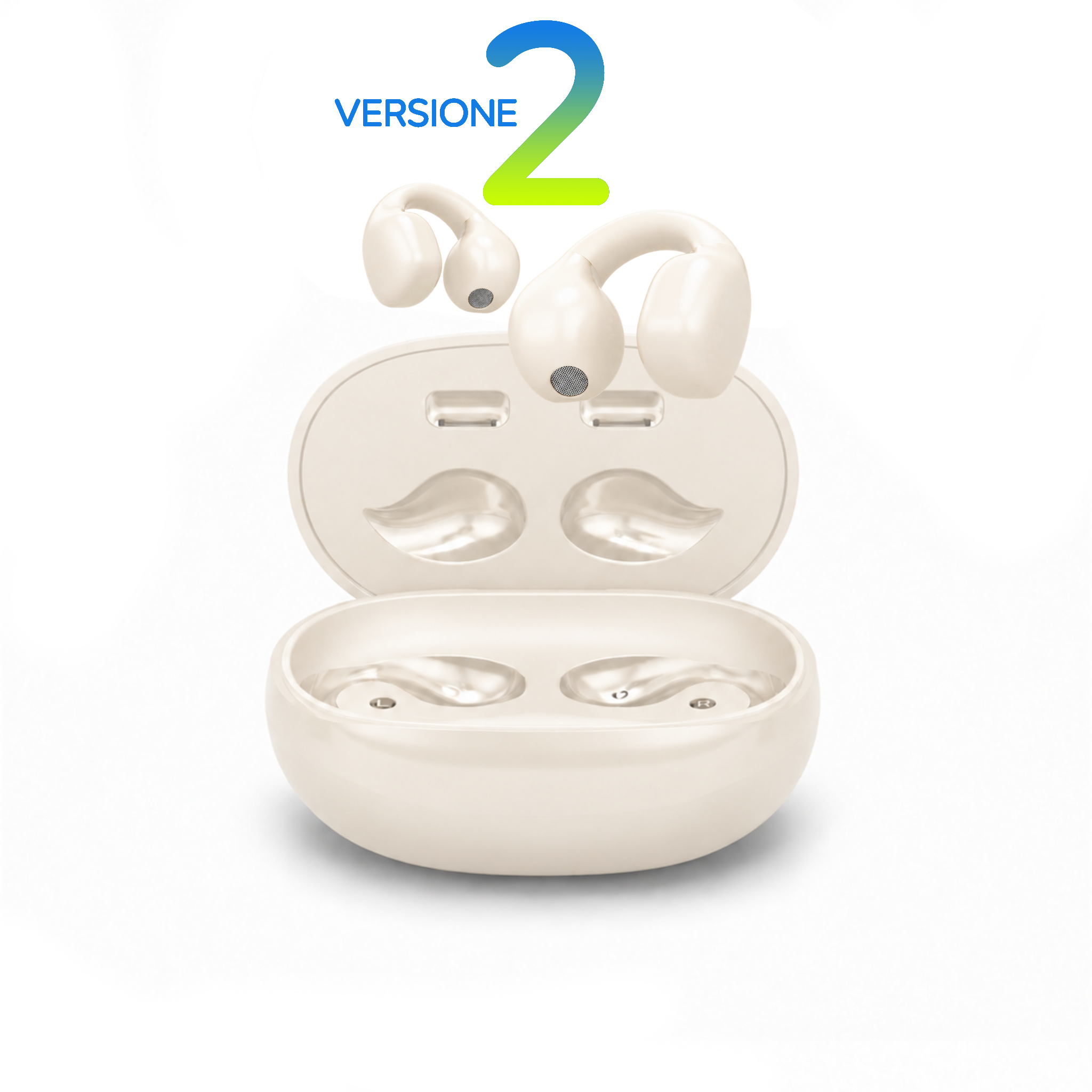 Adot™ Langsdom® V2 ClipBuds Auricolari Wireless a Conduzione Aerea - Adot